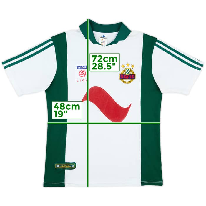 2001-03 Rapid Vienna Home Shirt - 7/10 - (XL.Boys)