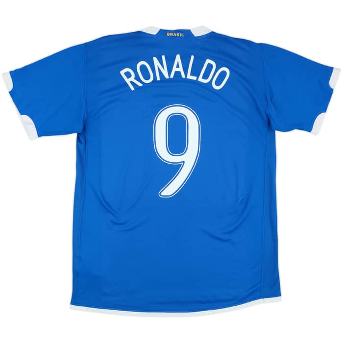 2006-07 Brazil Away Shirt Ronaldo #9 - 8/10 - (L)