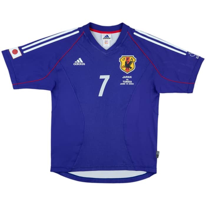 2002-04 Japan Home Shirt Nakata #7 - 9/10 - (M)