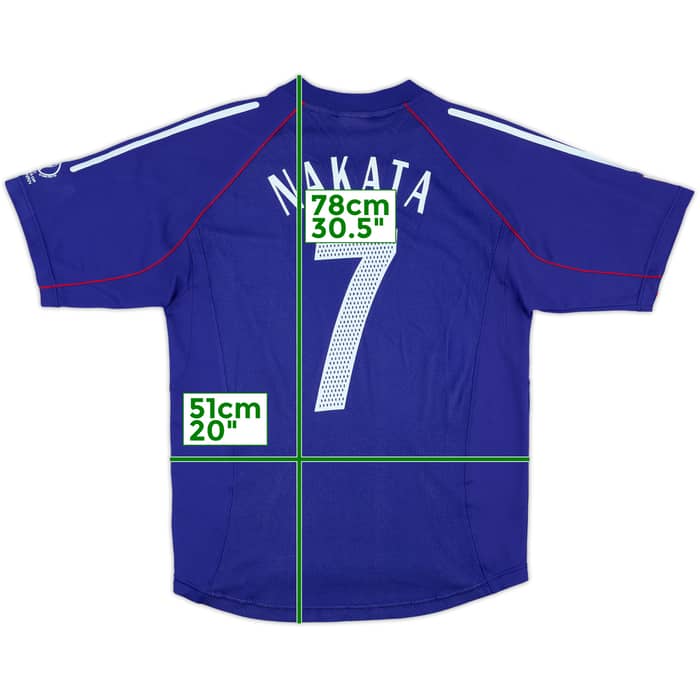 2002-04 Japan Home Shirt Nakata #7 - 9/10 - (M)