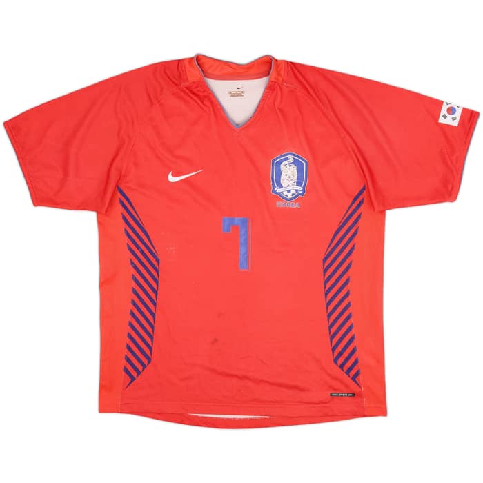 2006-08 South Korea Home Shirt Jisung #7 - 5/10 - (M)
