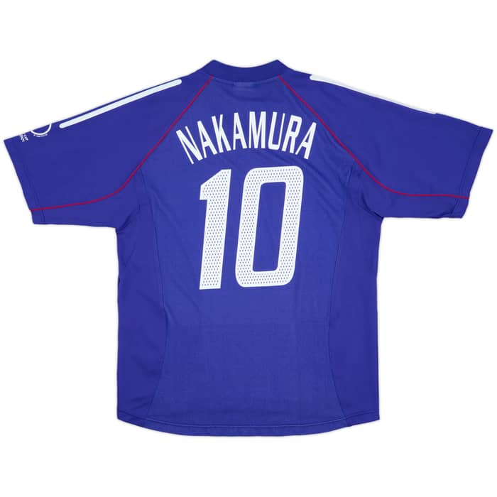 2002-04 Japan Home Shirt Nakamura #10 - 8/10 - (L)