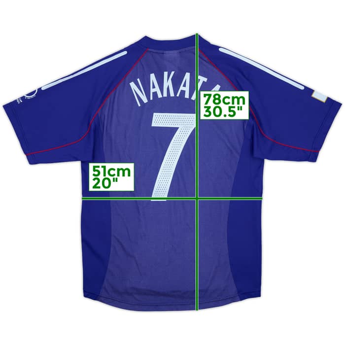 2002-04 Japan Home Shirt Nakata #7 - 8/10 - (L)