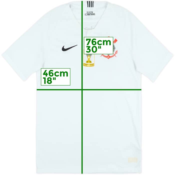 2018 Corinthians Home Shirt - 6/10 - (S)
