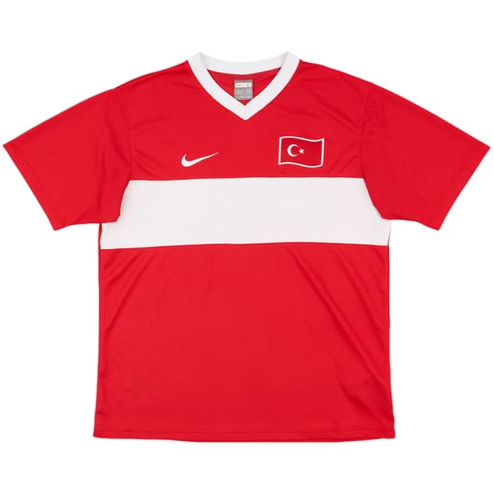 2008-10 Turkey Basic Home Shirt - 8/10 - (L)