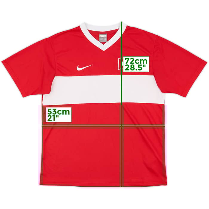 2008-10 Turkey Basic Home Shirt - 8/10 - (L)
