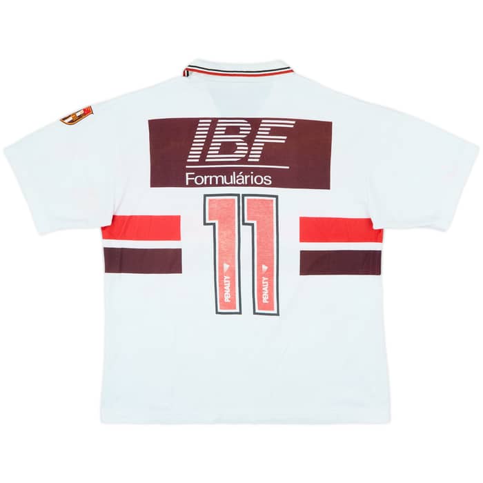 1992 Sao Paulo Signed Home Shirt #11 - 7/10 - (L)