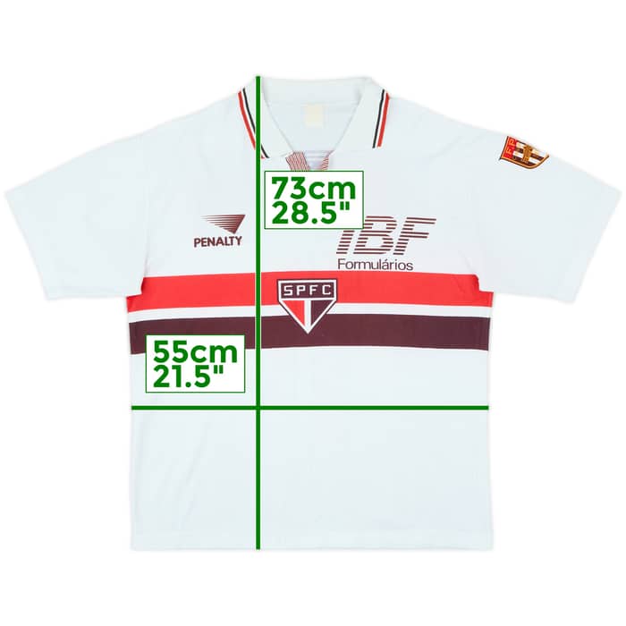 1992 Sao Paulo Signed Home Shirt #11 - 7/10 - (L)