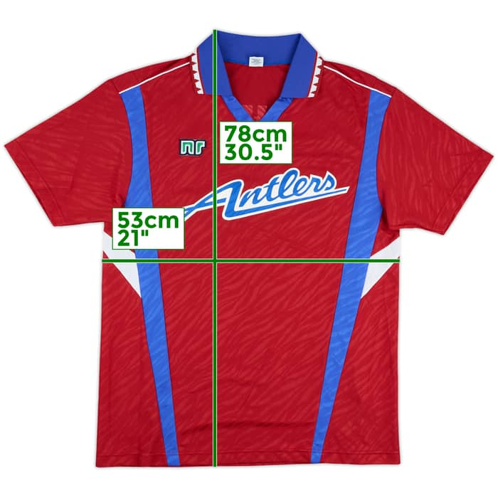 1992 Kashima Antlers Home Shirt - 10/10 - (L)