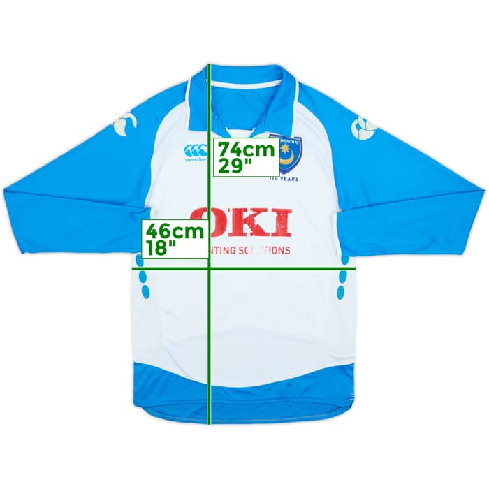 2008-09 Portsmouth Away L/S Shirt - 5/10 - (M)