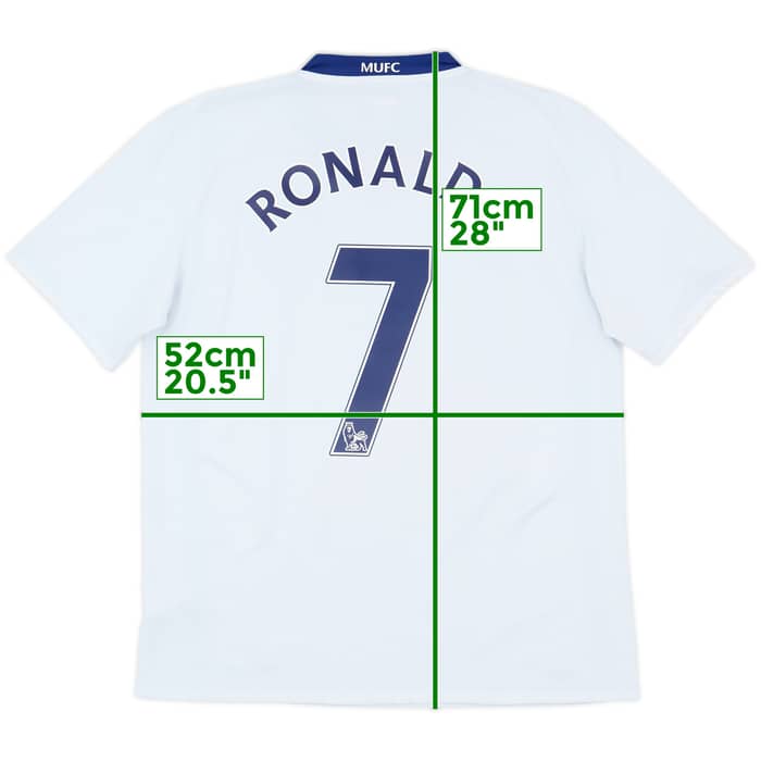 2008-10 Manchester United Away Shirt Ronaldo #7 - 8/10 - (M)
