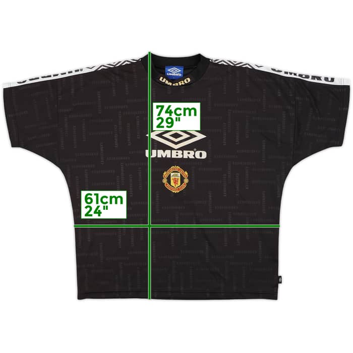 1998-99 Manchester United Umbro Training Shirt - 7/10 - (L)