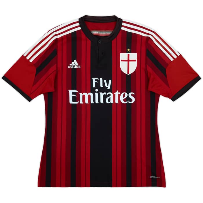 2014-15 AC Milan Home Shirt - 7/10 - (L)