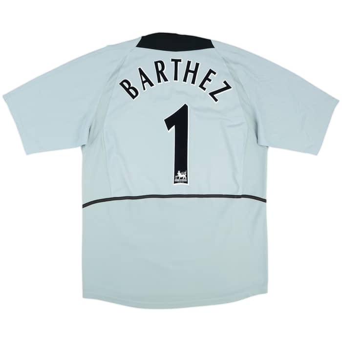 2002-04 Manchester United GK S/S Shirt Barthez #1 - 7/10 - (L)