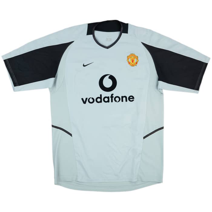 2002-04 Manchester United GK S/S Shirt Barthez #1 - 7/10 - (L)