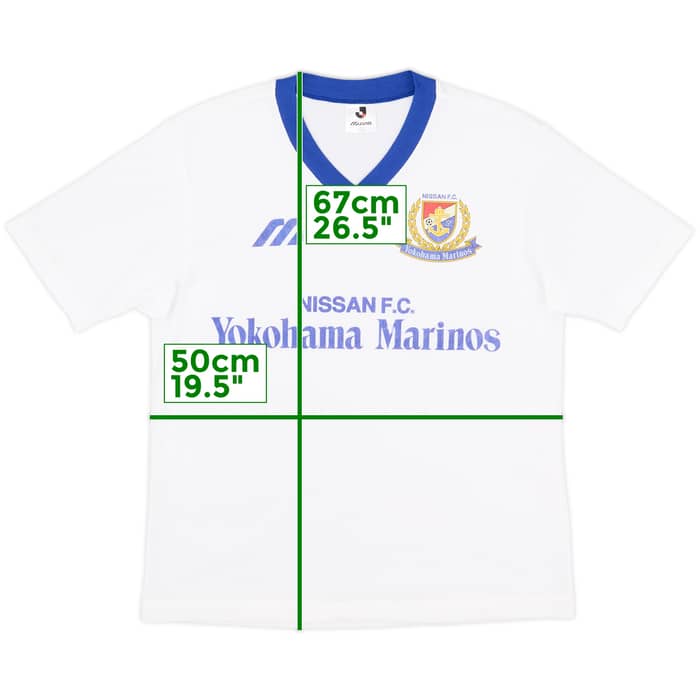 1994-95 Yokohama Marinos Mizuno Training Shirt - 8/10 - (M/L)