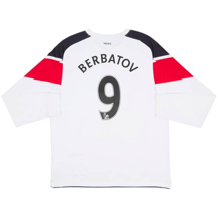 2010-12 Manchester United Away L/S Shirt Berbatov #9 - 6/10 - (XL)