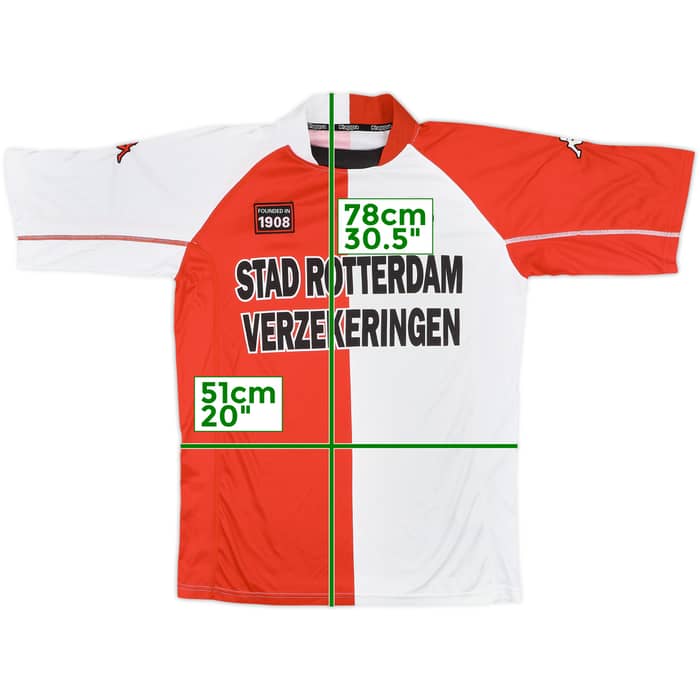 2002-03 Feyenoord Home Shirt - 8/10 - (M)