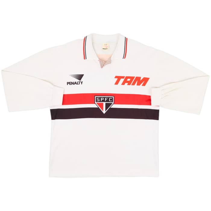 1994 Sao Paulo Home L/S Shirt #10 - 7/10 - (L)