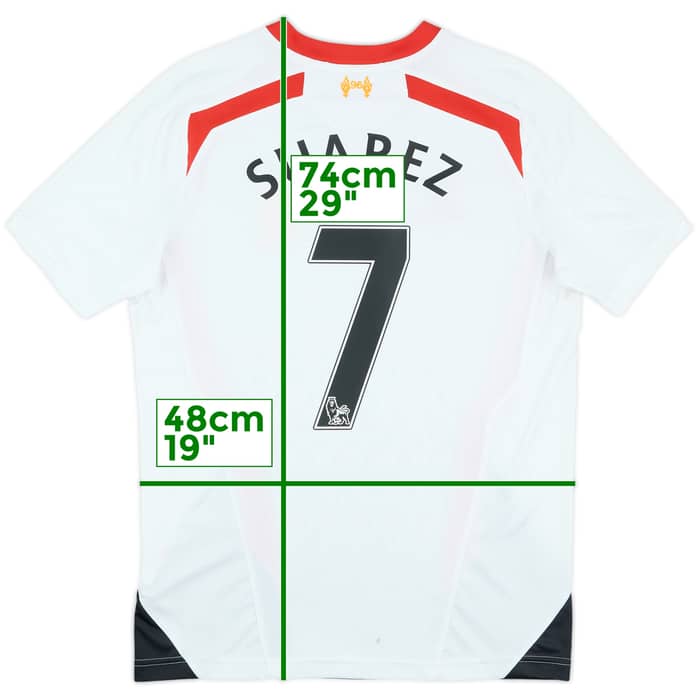 2013-14 Liverpool Away Shirt Suarez #7 - 6/10 - (S)