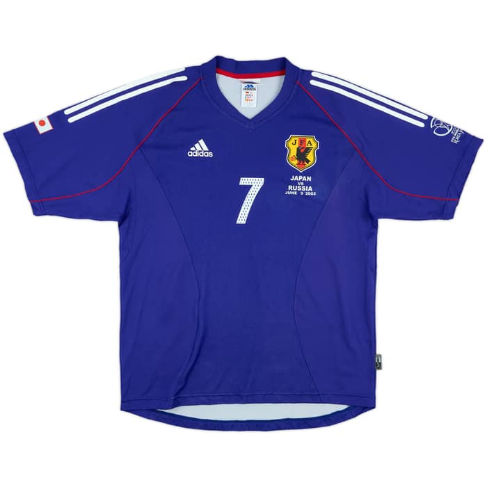 2002-04 Japan 'vs Russia' Home Shirt Nakata #7 - 9/10 - (L)