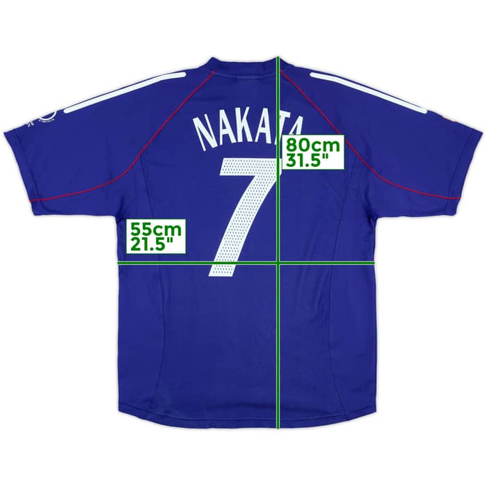2002-04 Japan 'vs Russia' Home Shirt Nakata #7 - 9/10 - (L)