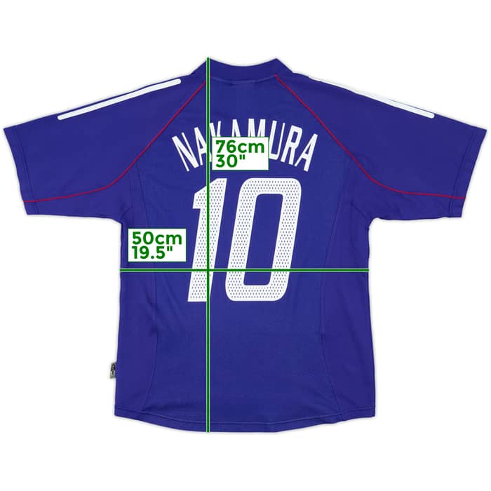 2002-04 Japan Home Shirt Nakamura #10 - 9/10 - (M)