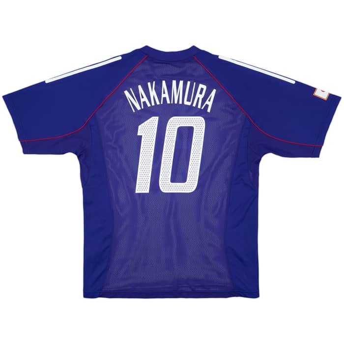 2002-04 Japan Player Issue Home Shirt Nakamura #10 - 8/10 - (XL)