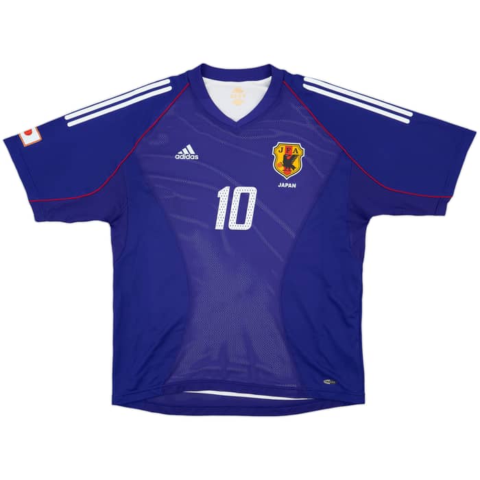 2002-04 Japan Player Issue Home Shirt Nakamura #10 - 8/10 - (XL)