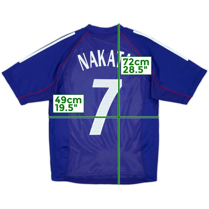 2002-04 Japan Player Issue Home Shirt Nakata #7 - 9/10 - (S)