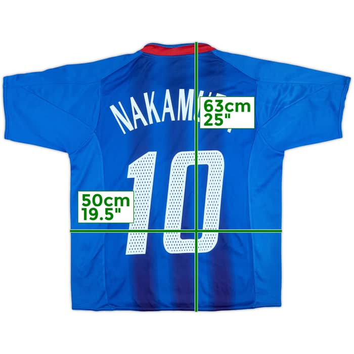 2004-06 Japan Authentic Home Shirt Nakamura #10 - 5/10 - (M)