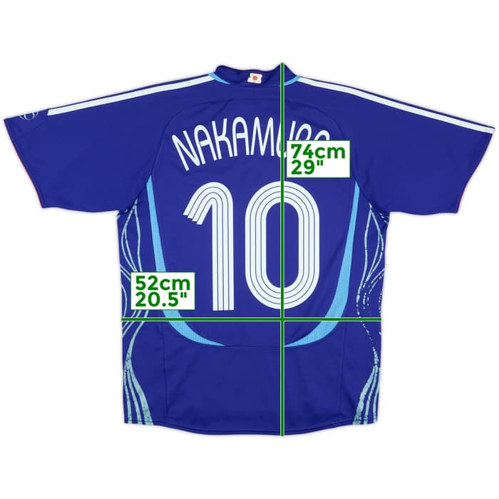 2006-08 Japan Home Shirt Nakamura #10 - 5/10 - (S)