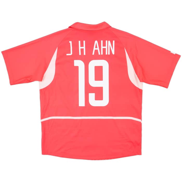 2002-03 South Korea Home Shirt J.H.Ahn #19 - 4/10 - (M)