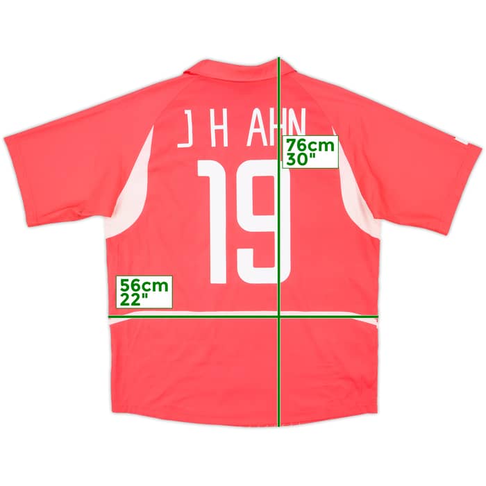2002-03 South Korea Home Shirt J.H.Ahn #19 - 4/10 - (M)