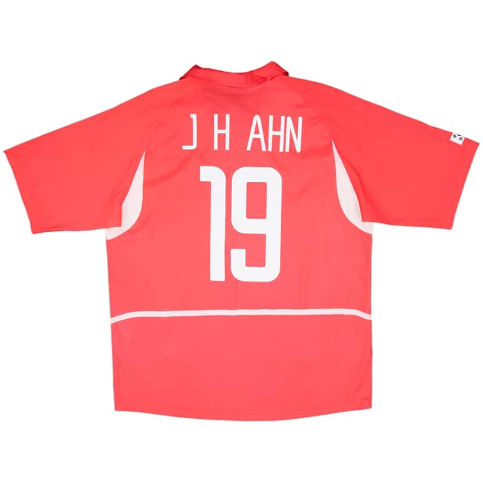 2002-03 South Korea Home Shirt J.H.Ahn #19 - 8/10 - (XL)