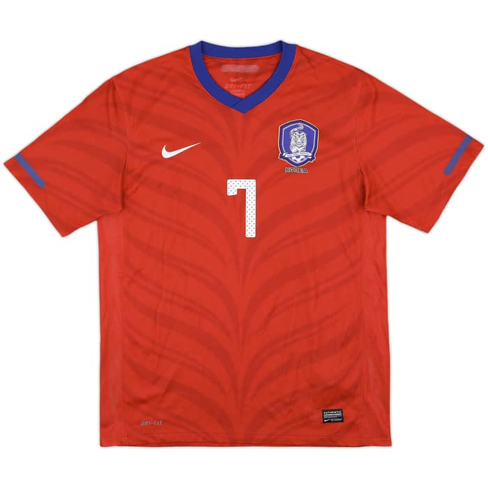 2010-12 South Korea Home Shirt Jisung #7 - 6/10 - (L)