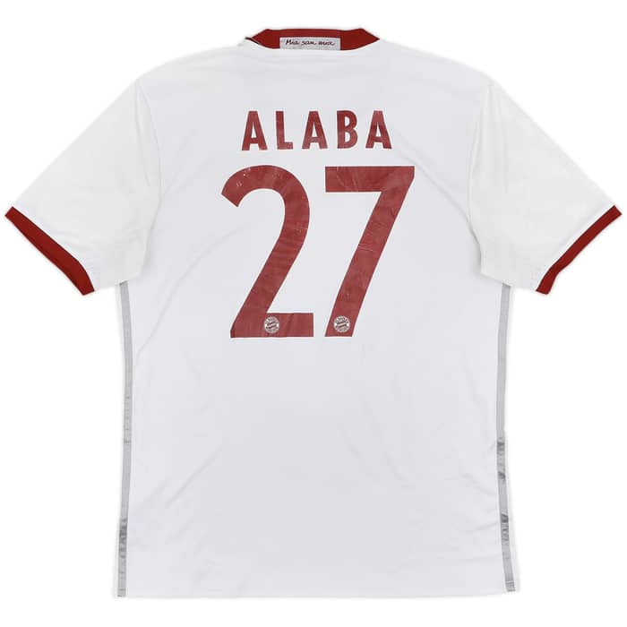 2016-17 Bayern Munich Third Shirt Alaba #27 - 4/10 - (M)