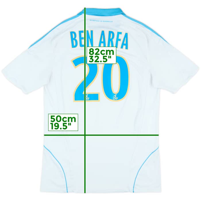 2008-09 Olympique Marseille Home Shirt Ben Arfa #20 - 8/10 - (L)