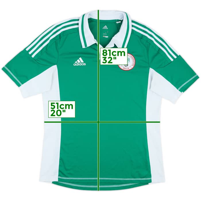 2012-14 Nigeria Authentic Home Shirt - 6/10 - (L)