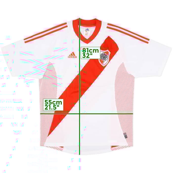 2002-03 River Plate Home Shirt - 10/10 - (M)