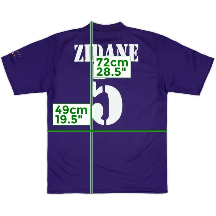 2002-03 Real Madrid Centenary Third Shirt Zidane #5 - 7/10 - (M)