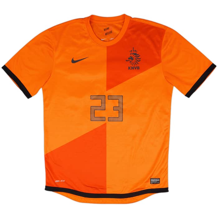 2012-13 Netherlands Home Shirt and Shorts Van der Vaart #23 - 10/10 - (M)