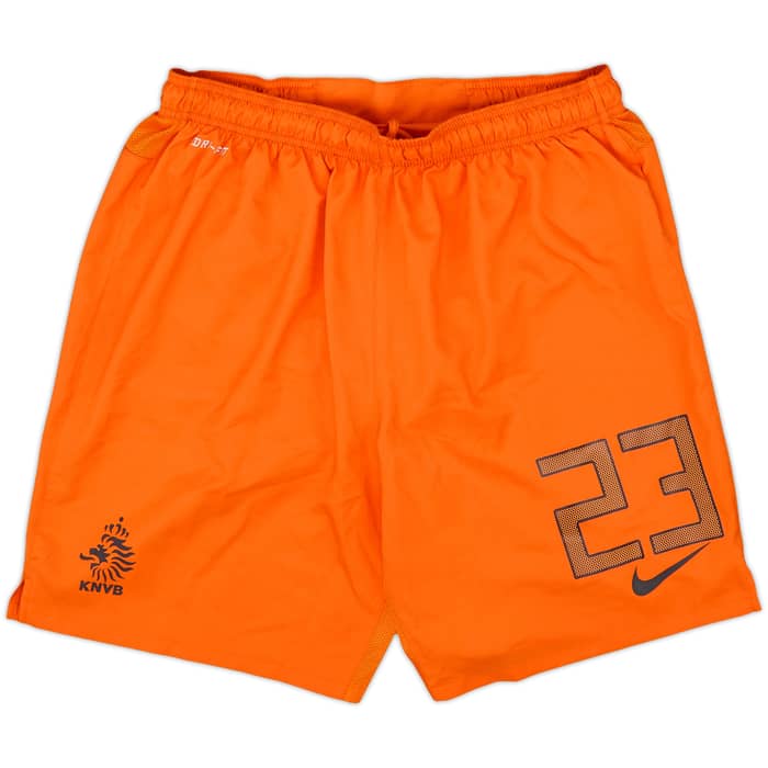 2012-13 Netherlands Home Shirt and Shorts Van der Vaart #23 - 10/10 - (M)