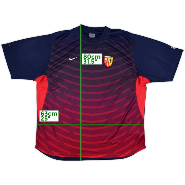 2003-04 Lens Nike Training Shirt - 9/10 - (XXL)