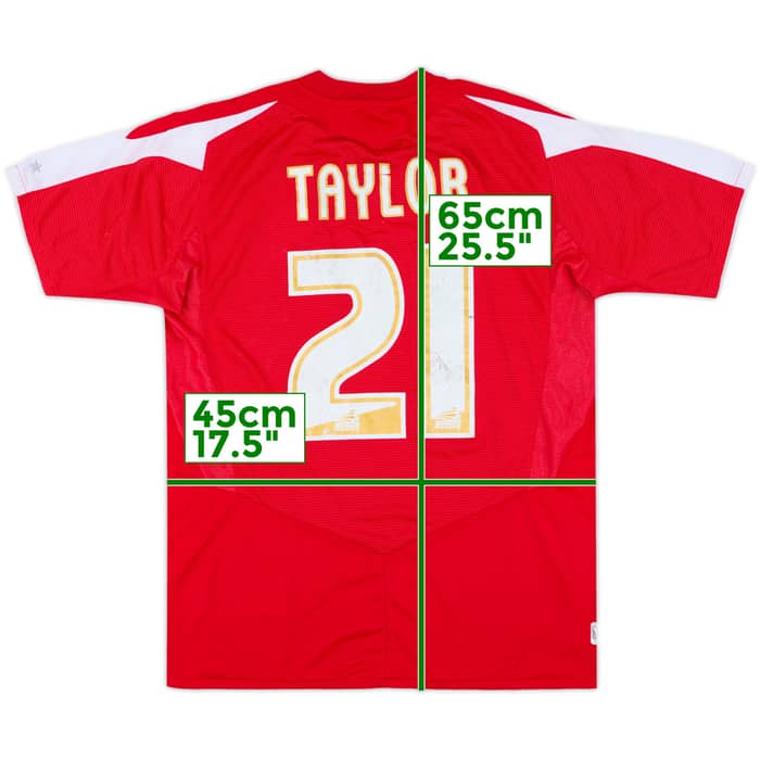 2004-06 Nottingham Forest Home Shirt Taylor #21 - 5/10 - (M)