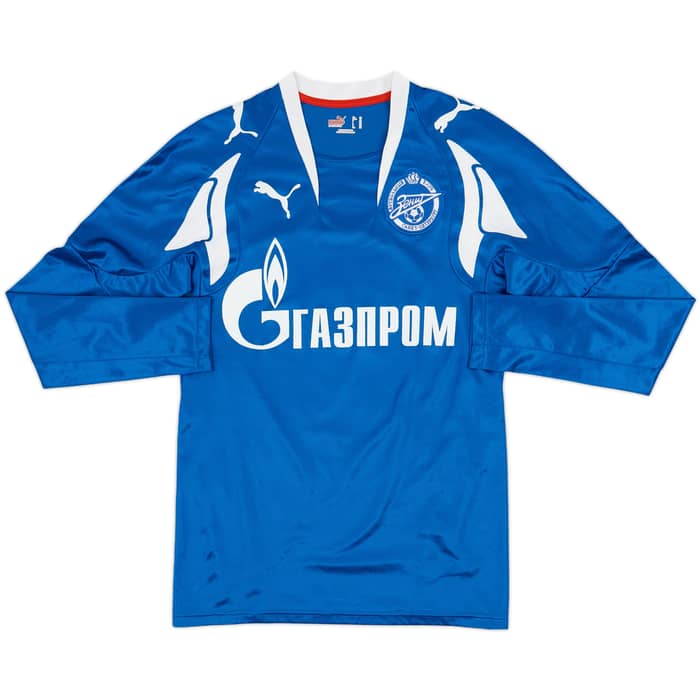 2008-09 Zenit St.Petesburg Home L/S Shirt Arshavin #10 - 7/10 - (XS)