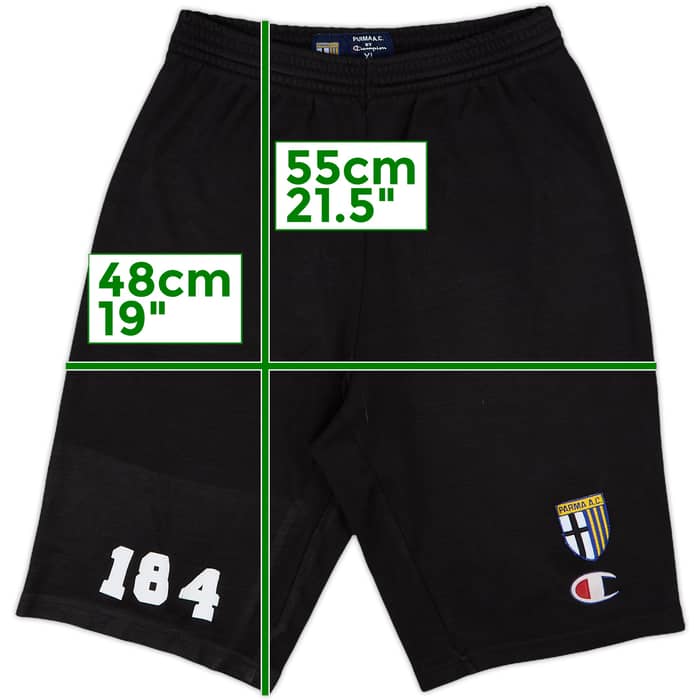 2000-01 Parma Player Issue Champion Training Shorts #184 - 6/10 - (XL)