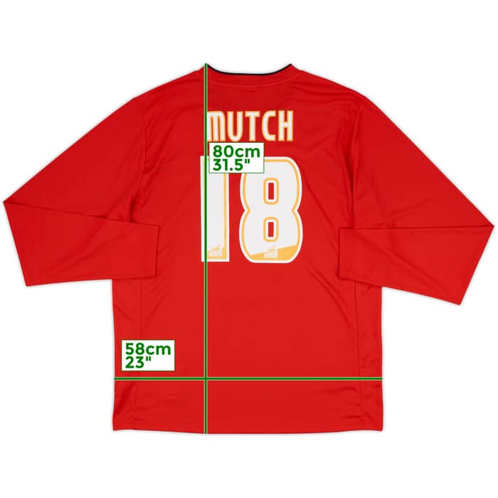 2012-13 Cardiff Home L/S Shirt Mutch #18 - 10/10 - (XXL)