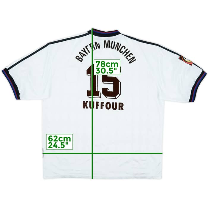 1996-98 Bayern Munich Away Shirt Kuffour #15 - 6/10 - (XXL)