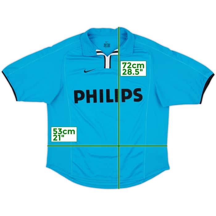 2001-02 PSV Away Shirt #10 - 8/10 - (M)